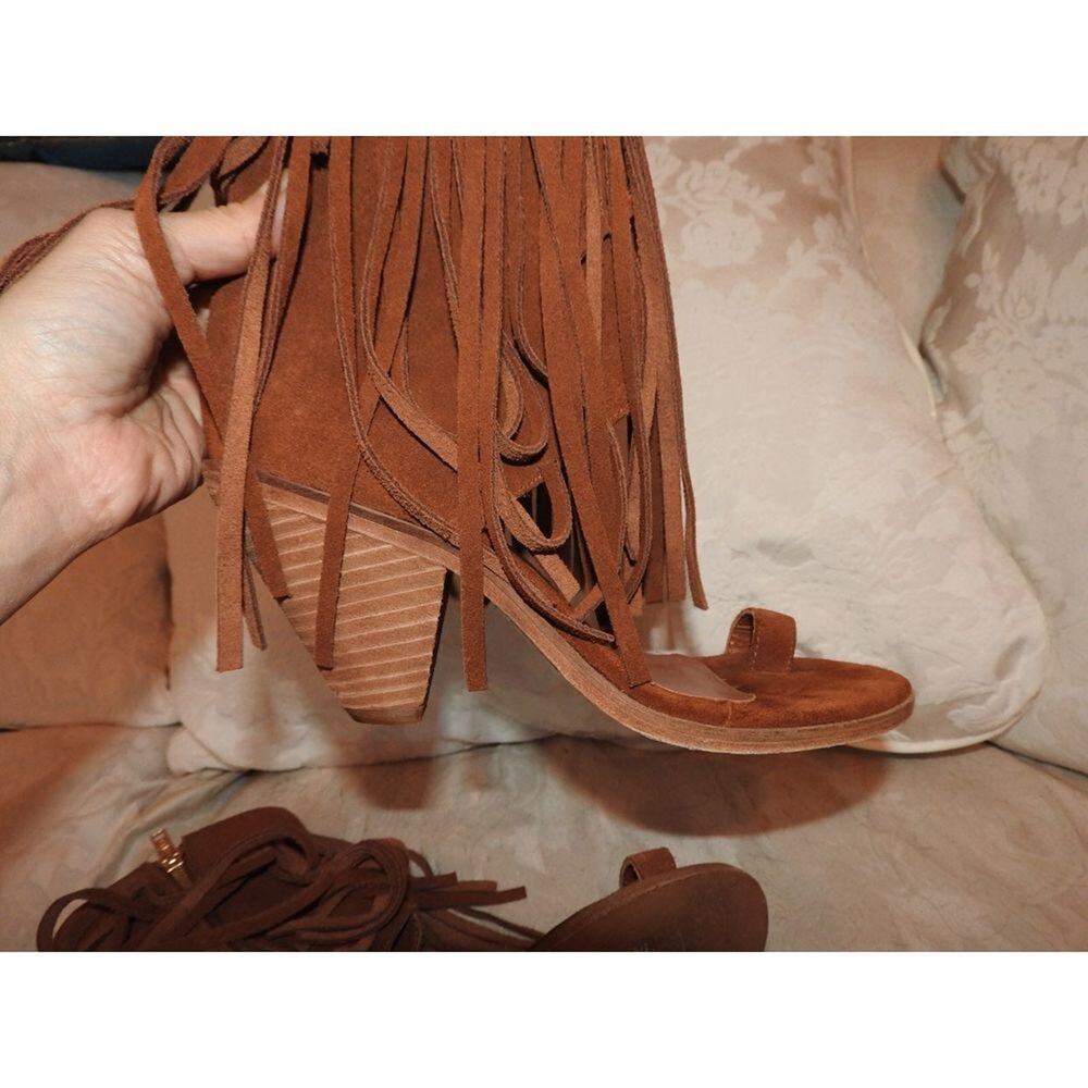 AUSTRALIA LUXE COLLECTIVE FRINGED SUEDE SANDALBOOT - Picture 3 of 4
